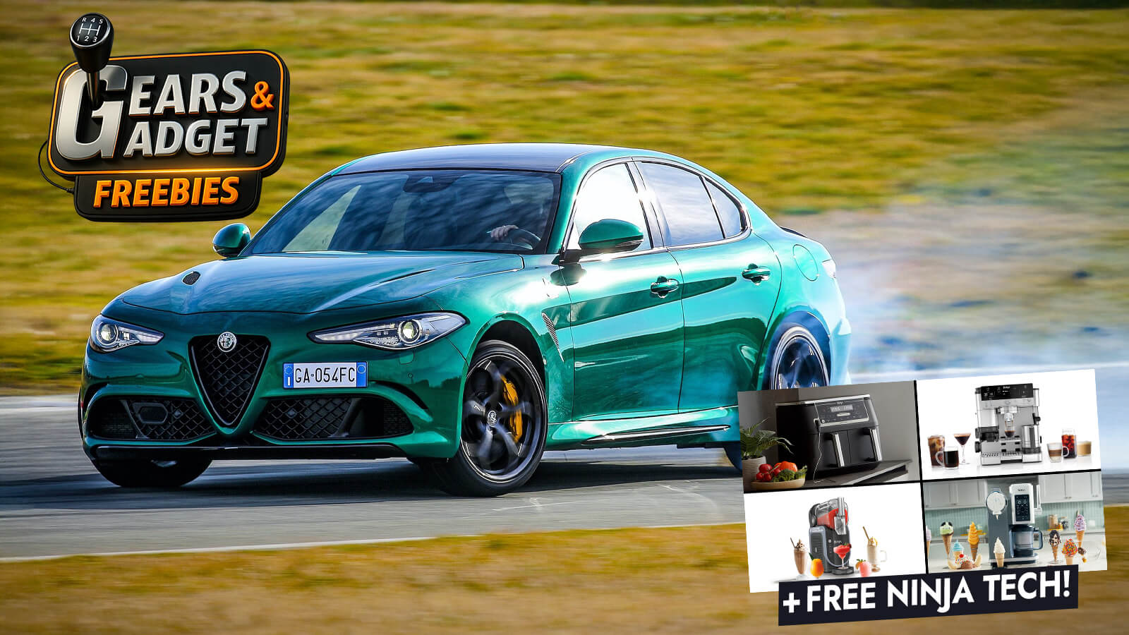 Alfa Romeo Giulia Quadrifoglio prize competition · World Tombola Alfa Romeo Giulia Quadrifoglio prize