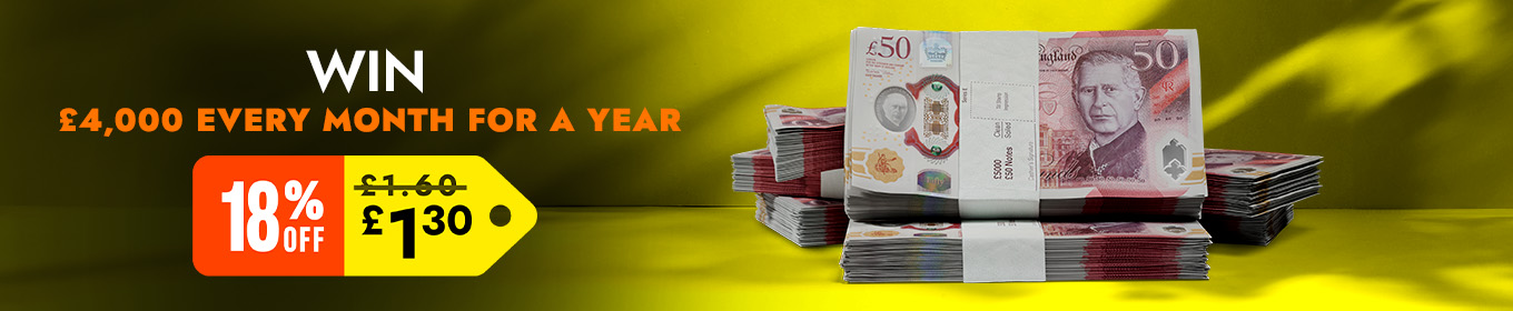 4,000 Monthly Income prize