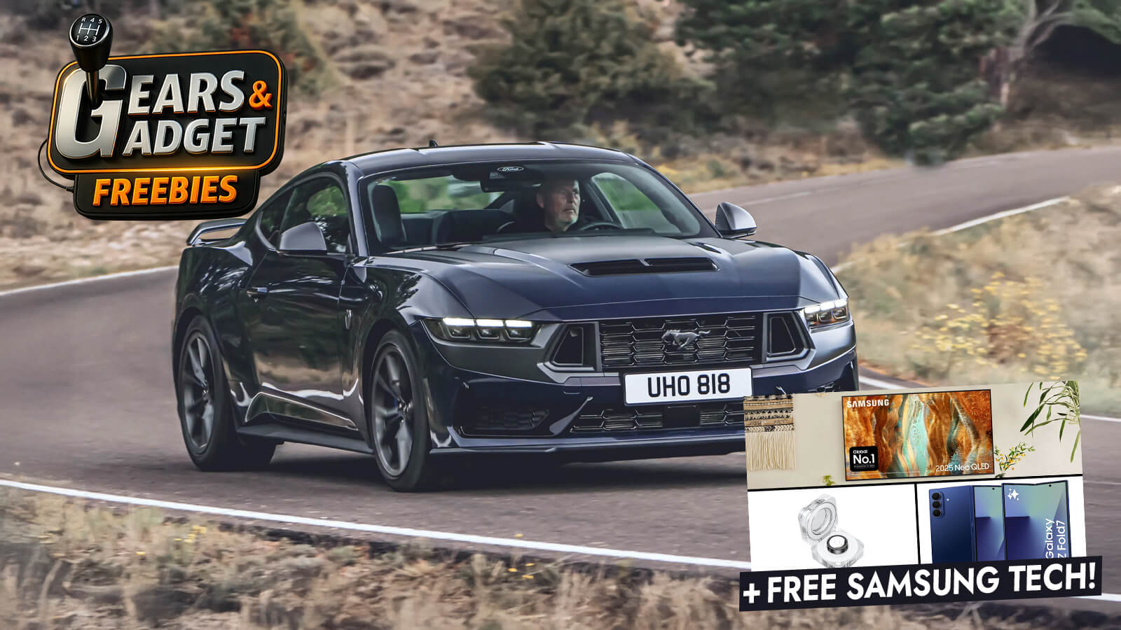 Ford Mustang Dark Horse prize competition · World Tombola Ford Mustang Dark Horse prize