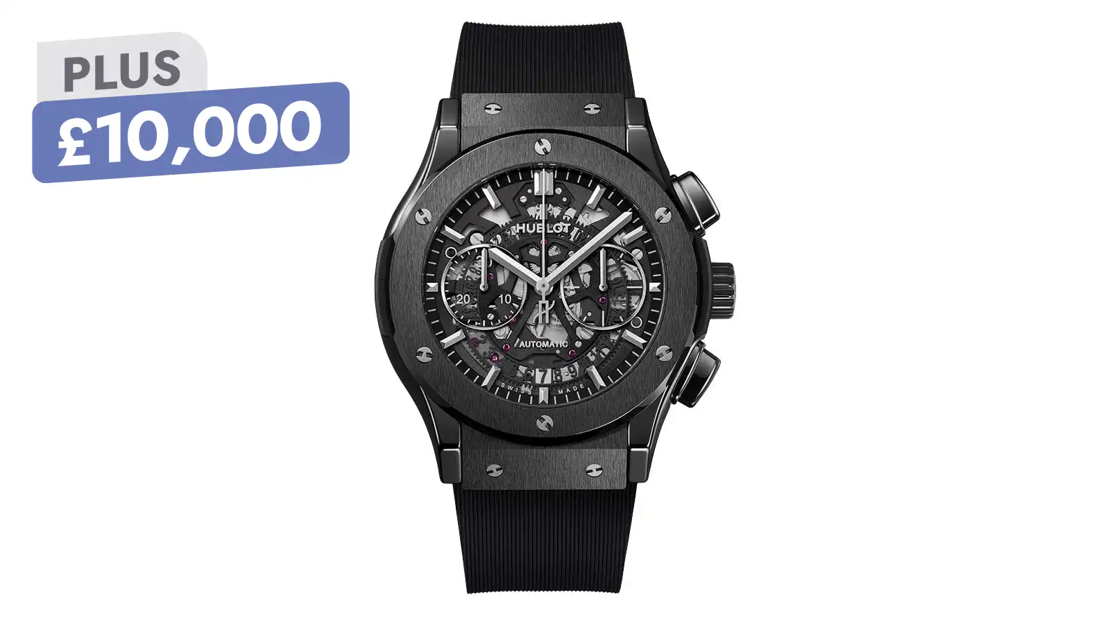Hublot Aerofusion Black Magic + £10,000 OR Take £20,000 Cash prize competition · World Tombola Hublot Aerofusion Black Magic + £10,000 OR Take £20,000 Cash prize