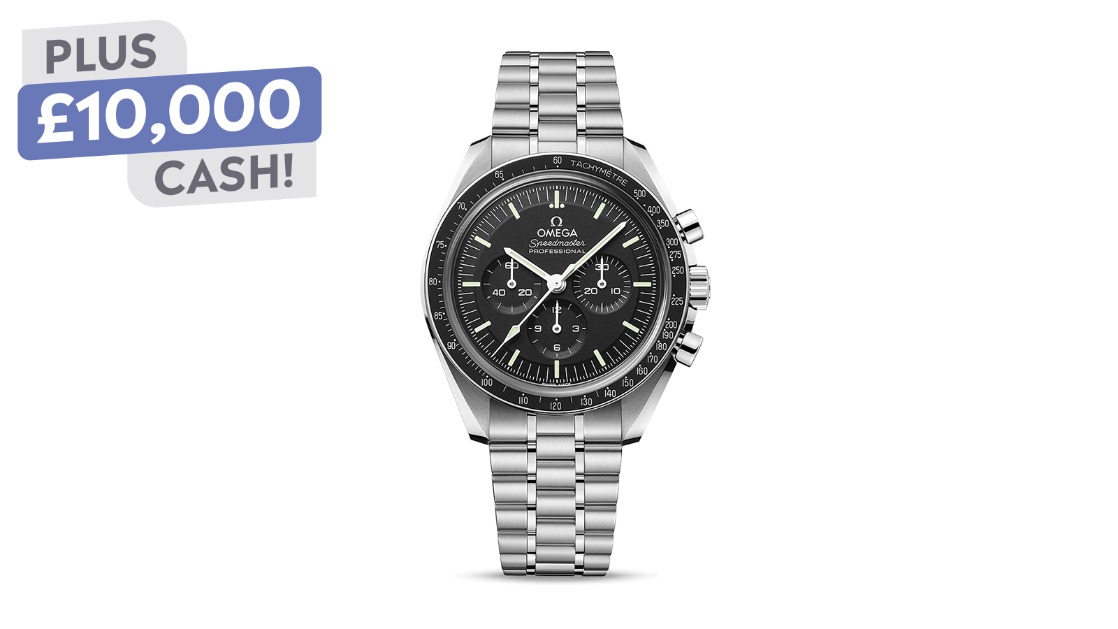 Omega Moonwatch Professional Chronometer + £10,000 OR Take £15,000 Cash prize 2