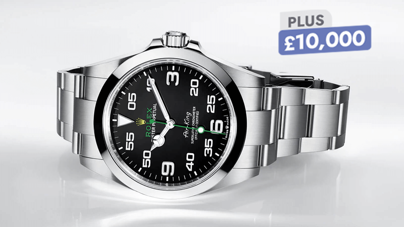 Rolex Air King + £10,000 OR Take £15,000 Cash prize competition · World Tombola Rolex Air King + £10,000 OR Take £15,000 Cash prize