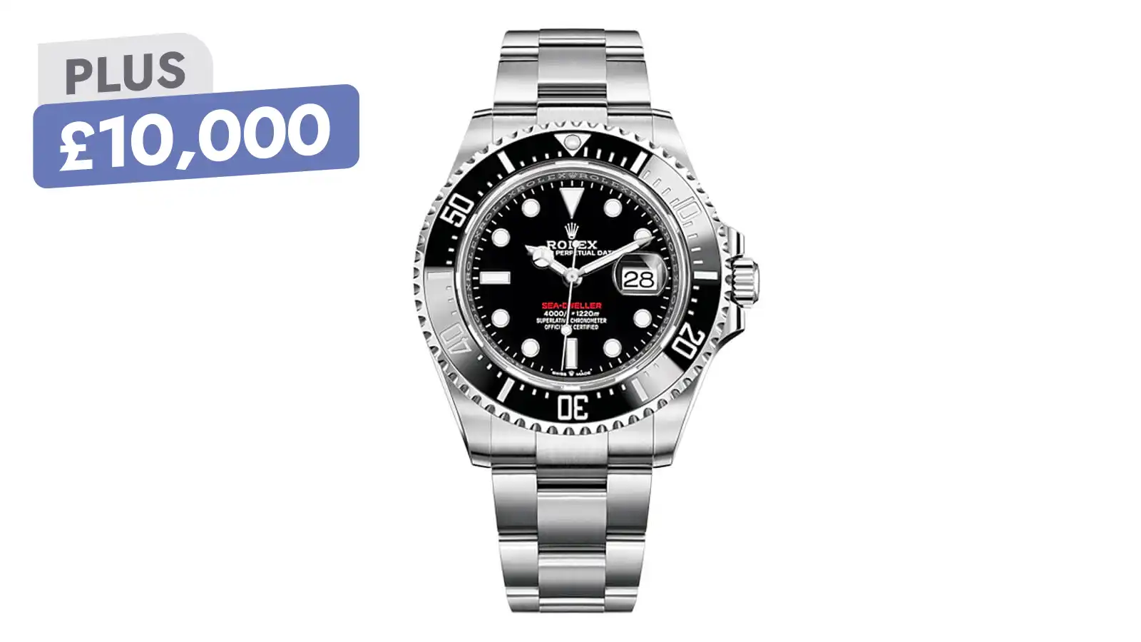Rolex Sea-Dweller + £10,000 OR Take £19,000 Cash prize competition · World Tombola Rolex Sea-Dweller + £10,000 OR Take £19,000 Cash prize