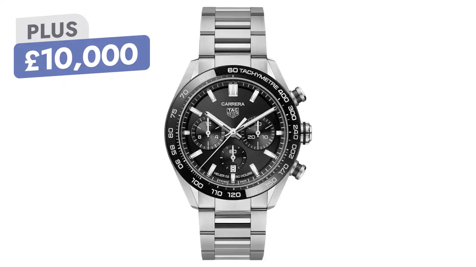 TAG Heuer Carrera Chronograph prize competition · World Tombola TAG Heuer Carrera Chronograph prize