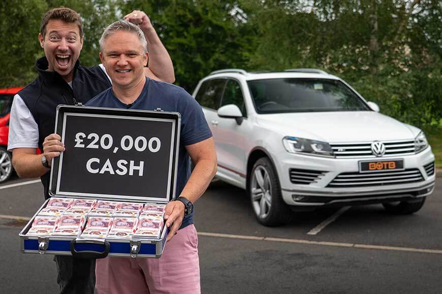 Volkswagen Touareg prize competition · World Tombola Volkswagen Touareg prize